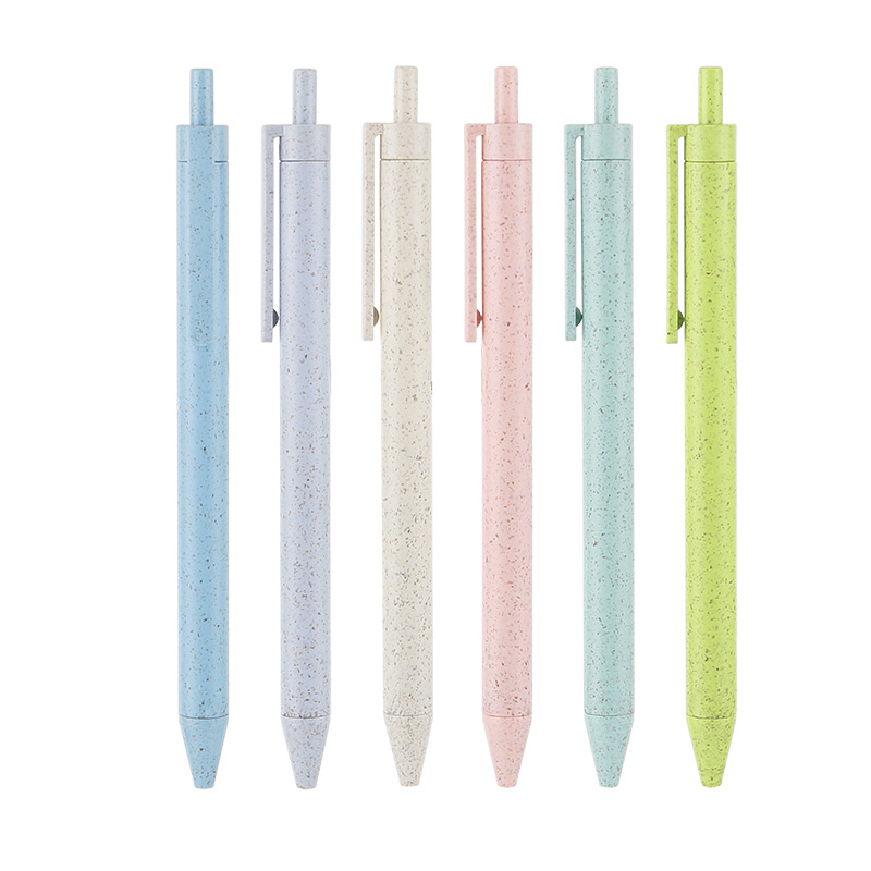 Wheat Straw Ballpoint Pen with Logo Printing